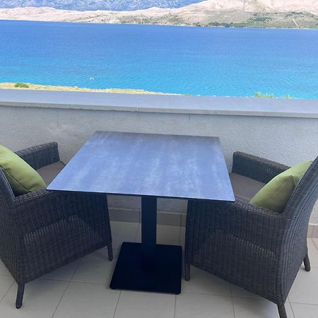 פג Studio Apartma Pag Blue Ocean 1 With Sea View מראה חיצוני תמונה